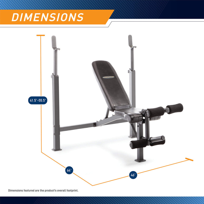 Competitor Olympic Bench – Finer Fitness Inc.