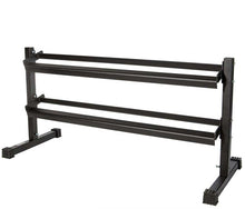 Load image into Gallery viewer, DUMBBELL SET 5LB TO 50LB W/ERGO HANDLE 2 /Tier rack