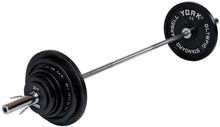 Load image into Gallery viewer, YORK 2″ Cast Iron Olympic 300LB Weight Plate Set