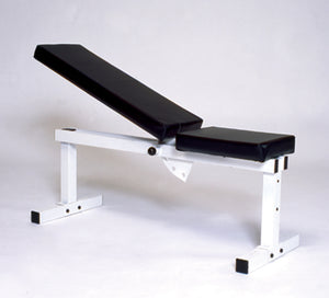 YORK Pro Series 205 FI White Flat Adjustable Incline DUMBELL Bench