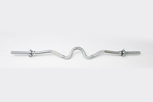 Load image into Gallery viewer, YORK 1"Chrome Spin-Lock Super Curl Bar w/ Spin-Lock Collars