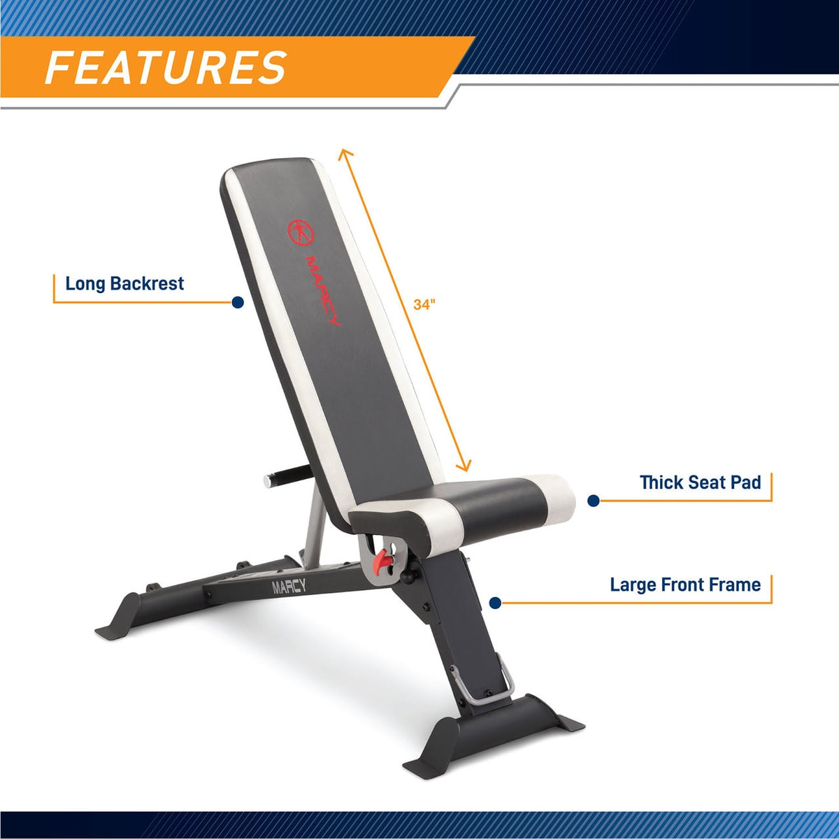 MARCY ADJUSTABLE UTILITY BENCH SB 670 Finer Fitness Inc