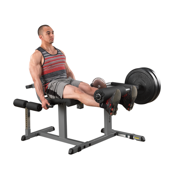 Body-Solid GCEC340 Cam Series Leg Extension and Curl Machine with  Adjustable Seat, Hamstring Exerciser