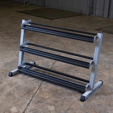Load image into Gallery viewer, BODY SOLID 48&quot; 3-Tier Dumbbell Rack
