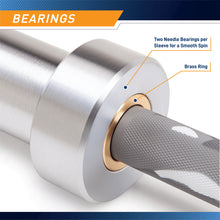 Load image into Gallery viewer, STEEL BODY Gray and White Camoflauge 45lb Olympic Barbell