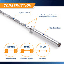 Load image into Gallery viewer, STEEL BODY Gray and White Camoflauge 45lb Olympic Barbell