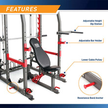 Load image into Gallery viewer, MARCY PRO SMITH CAGE HOME GYM TRAINING SYSTEM | SM-4903