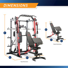 Load image into Gallery viewer, Marcy Smith Machine / Cage System with Pull-Up Bar and Landmine Station | SM-4033
