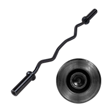 Load image into Gallery viewer, BODY SOLID OLYMPIC CURL BAR (BLACK) OB47B