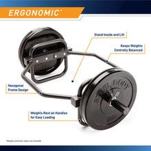 Load image into Gallery viewer, MARCY Olympic Hex Trap Bar / Shrug Bar with Raised Handles