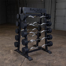 Load image into Gallery viewer, BODY SOILD FIXED WEIGHT BARBELL RACK SBBR100