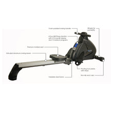 Load image into Gallery viewer, AVARI® PROGRAMMABLE MAGNETIC ROWER ( COLOR BLACK )