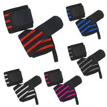 Load image into Gallery viewer, Fitness First Pro Weight Lifting Wrist Wraps - Pair