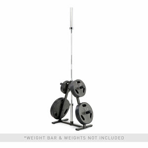 Marcy A-Frame Olympic Weight Plate Tree & Vertical Bar Holder | PT-5740