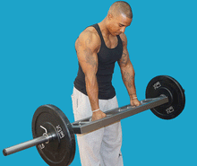 Load image into Gallery viewer, MAGNUM STRAIGHT 3 GRIP OLYMPIC BAR WITH CR. COLLARS