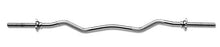Load image into Gallery viewer, YORK Chrome Spin-Lock Curl Bar w/ Spin-Lock Collars