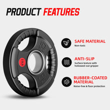 Load image into Gallery viewer, CS-Fitness Rubber Coated Olympic Grip