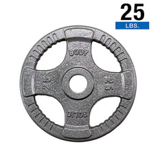 Load image into Gallery viewer, BODY SOLID OPT Gray Grip Cast Iron 2" Olympic Plates