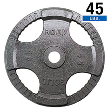 Load image into Gallery viewer, BODY SOLID OPT Gray Grip Cast Iron 2" Olympic Plates