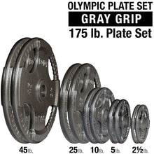 Load image into Gallery viewer, BODY SOLID OPT Gray Grip Cast Iron 2" Olympic Plates