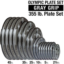 Load image into Gallery viewer, BODY SOLID OPT Gray Grip Cast Iron 2" Olympic Plates