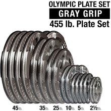 Load image into Gallery viewer, BODY SOLID OPT Gray Grip Cast Iron 2" Olympic Plates