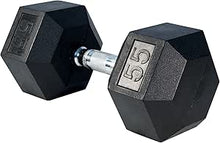 Load image into Gallery viewer, CS-FITNESS Rubber Hex Dumbbell Hand Weights ( Sold in pairs only ) "Exclusive Online Offer"