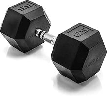 Load image into Gallery viewer, CS-FITNESS Rubber Hex Dumbbell Hand Weights ( Sold in pairs only ) "Exclusive Online Offer"