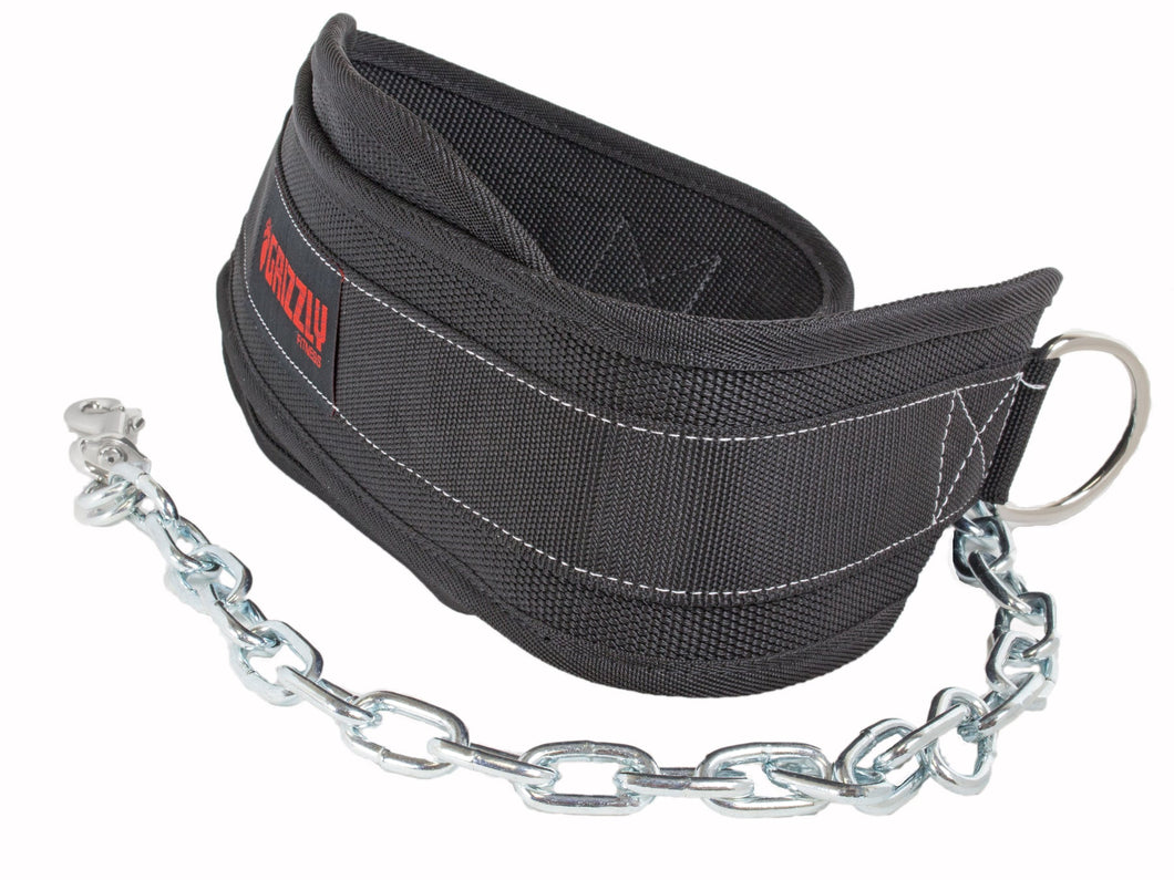 Grizzly Fitness Woven Nylon Pro Dip and Pull Up Belt with 36