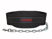Load image into Gallery viewer, Grizzly Fitness Woven Nylon Pro Dip and Pull Up Belt with 36&quot; Chain 8553-04
