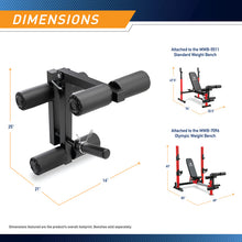 Load image into Gallery viewer, Marcy Leg Developer Accessory for MWB-5511 and MWB-7096 | ACC-8116LD