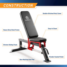 Load image into Gallery viewer, Marcy Adjustable Utility Bench with Chrome Sliding Track | SB-5429