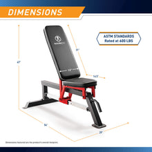 Load image into Gallery viewer, Marcy Adjustable Utility Bench with Chrome Sliding Track | SB-5429