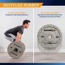 Load image into Gallery viewer, Marcy Olympic Speckle Rubber Bumper Plate