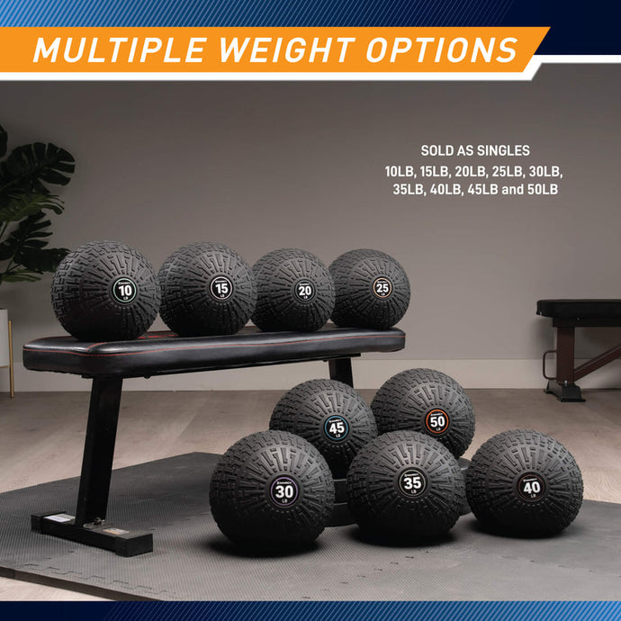 Marcy  Slam Ball – Non-Bounce, Heavy-Duty Power Training Ball