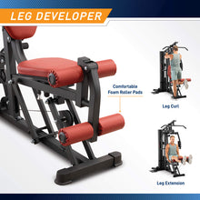 Load image into Gallery viewer, Marcy 120lb Home Gym with Reverse Row and Leg Press