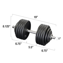 Load image into Gallery viewer, Body-Solid Pro-Style 5 lb. to 100 lb. Adjustable Dumbbell Pair