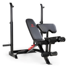 Load image into Gallery viewer, MARCY Two-Piece Olympic Weight Bench and Squat Bar Catch Marcy | MD-7836