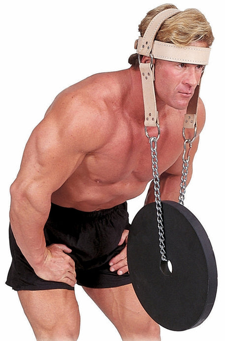 BODY SOLID LEATHER HEAD HARNESS
