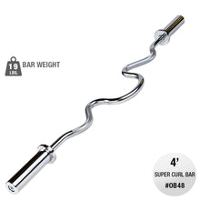 Load image into Gallery viewer, Body Solid OB48 2" Olympic Super Curl Bar