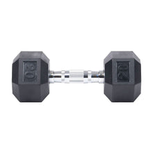 Load image into Gallery viewer, CS-FITNESS Rubber Hex Dumbbell Hand Weights ( Sold in pairs only ) "Exclusive Online Offer"