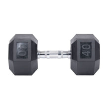 Load image into Gallery viewer, CS-FITNESS Rubber Hex Dumbbell Hand Weights ( Sold in pairs only ) "Exclusive Online Offer"