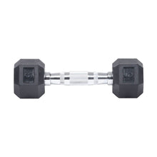Load image into Gallery viewer, CS-FITNESS Rubber Hex Dumbbell Hand Weights ( Sold in pairs only ) "Exclusive Online Offer"