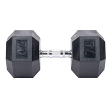 Load image into Gallery viewer, CS-FITNESS Rubber Hex Dumbbell Hand Weights ( Sold in pairs only ) "Exclusive Online Offer"