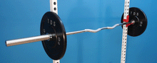 Load image into Gallery viewer, NYB MEGA OLYMPIC E-Z CURL BAR