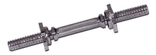 Load image into Gallery viewer, YORK Chrome 14″ Spin-Lock Dumbbell Handle w/ Spin-Lock Collars