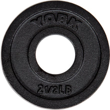Load image into Gallery viewer, YORK 2″ Cast Iron Olympic Weight Plates