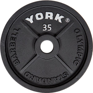 YORK 2″ Cast Iron Olympic Weight Plates