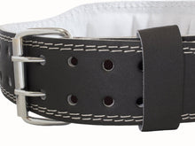 Load image into Gallery viewer, Grizzly Fitness Pacesetter Padded Genuine Leather Pro Weight Belt for Men and Women
