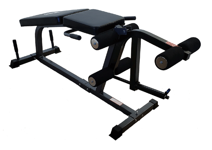 NYB  LEG CURL EXTENSION UNIT ( BLACK/GREY)